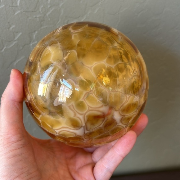 Handblown‎ Glass Decorative “Friendship” Ball - Picture 5 of 5